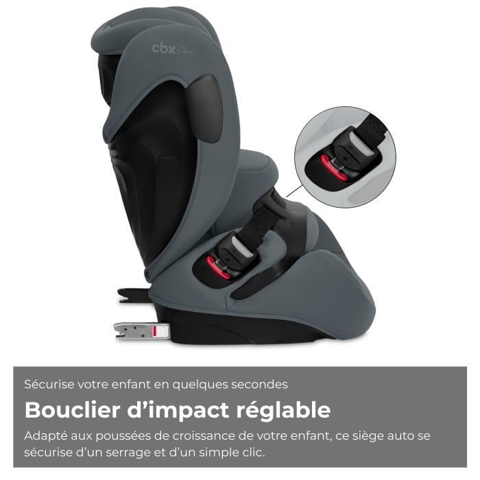 Car seat - CYBEX - Pallas B3 i-Size Cobblestone Gray - Group 1/2/3 - Reclining - Dark gray
