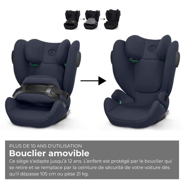 Car seat - CYBEX - Pallas B3 i-Size Blue Moon - Group 1/2/3 - Reclining - Navy blue