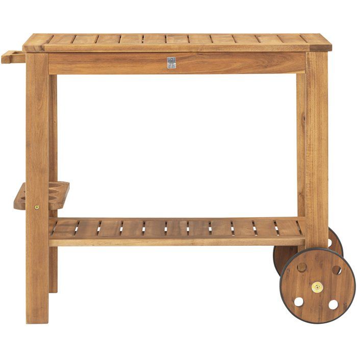 FSC eucalyptus wood garden table - 91,8x49,9x74cm