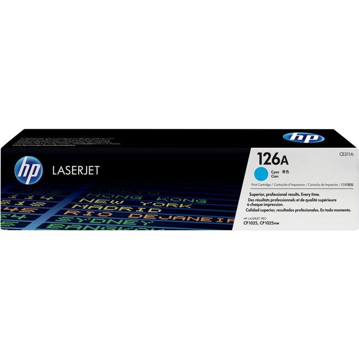 HP 126A (CE311A) Cyan Toner Cartridge for LaserJet Pro CP1025/CP1025nw
