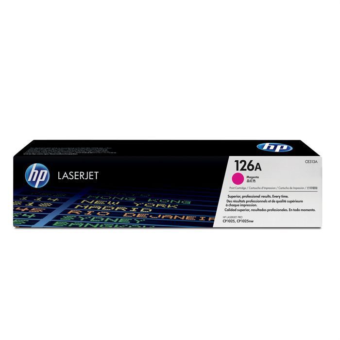 HP 126A Magenta Original Toner Cartridge (CE313A) for HP LaserJet CP1025/LaserJet 100 MFP M175/LaserJet 200 MFP