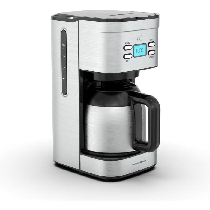 CONTINENTAL EDISON CF12TIXTH Filter coffee maker - 1.2 liters - jug - isothermal