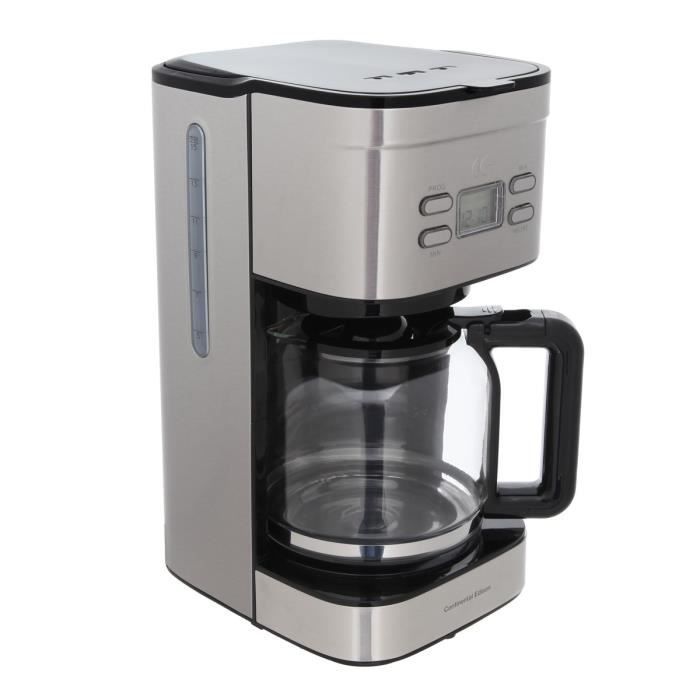 CONTINENTAL EDISON INOX programmable filter coffee