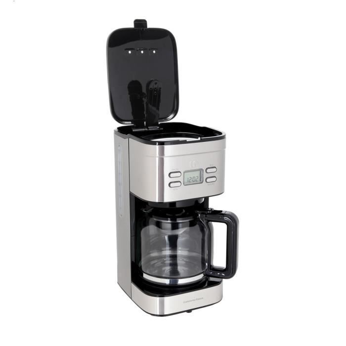 CONTINENTAL EDISON INOX programmable filter coffee