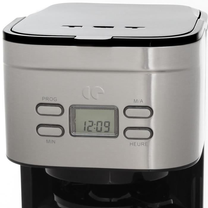 CONTINENTAL EDISON INOX programmable filter coffee