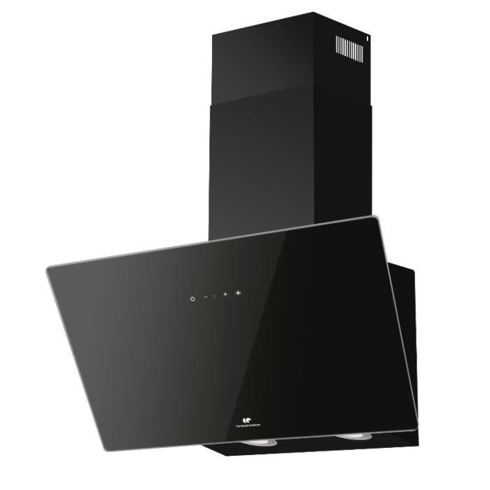 Decorative inclined hood - CONTINENTAL EDISON - CEHDI60B - A +++ - L60 cm - Black