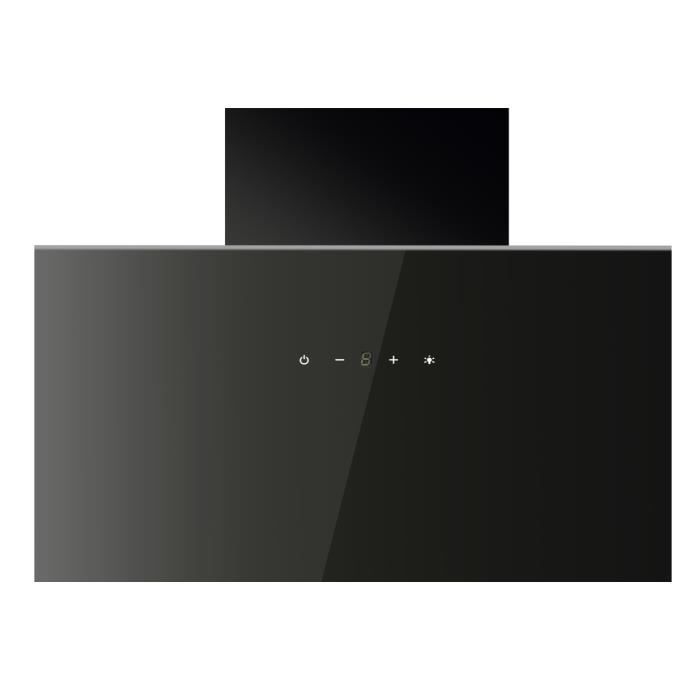 Decorative inclined hood - CONTINENTAL EDISON - CEHDI90B - A +++ - L90 cm - Black