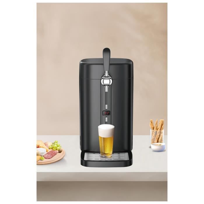 5L Beer Tap - CONTINENTAL EDISON CEMB5B4 - Black - 60 W - Compatible with 5L kegs