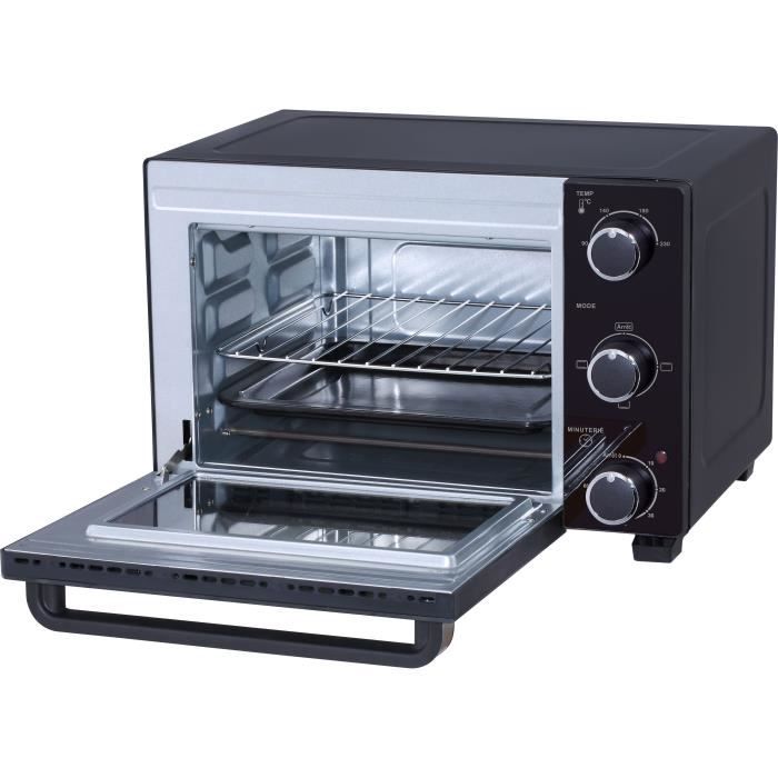 Continental Edison CEMF22B - Electric minifour 22L Black - 1300W - Rotissoire, natural convection