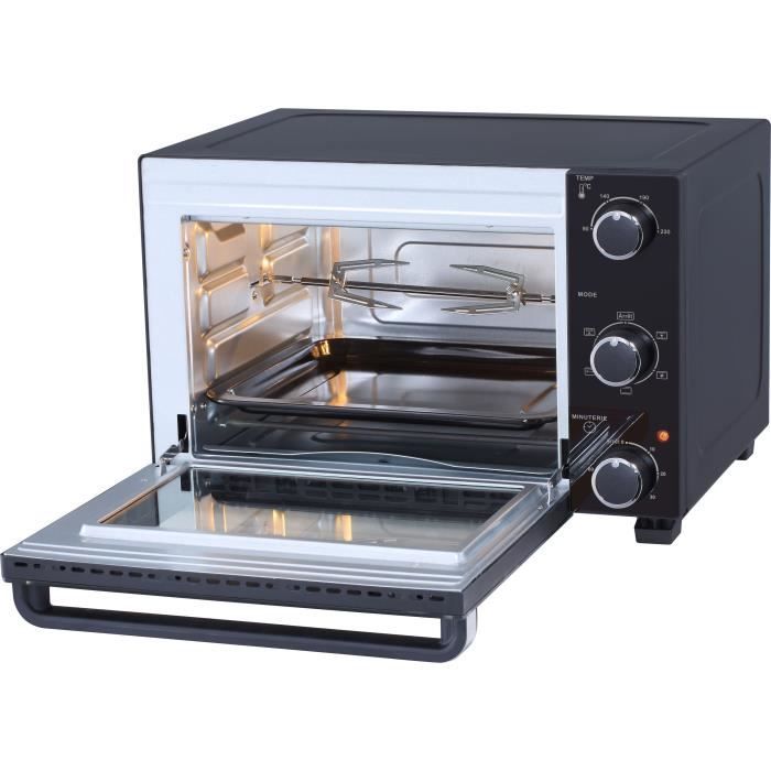 Continental Edison CEMF35B4 - Electric minifour 35L Black - 1500W - Rotissoire, natural convection