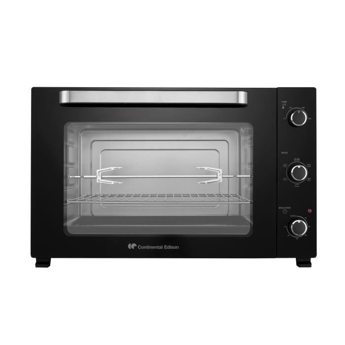 Electric mini oven - Fan-assisted - CONTINENTAL EDISON - CEMF80B - Black - L68 x H42.8 x D 48 cm