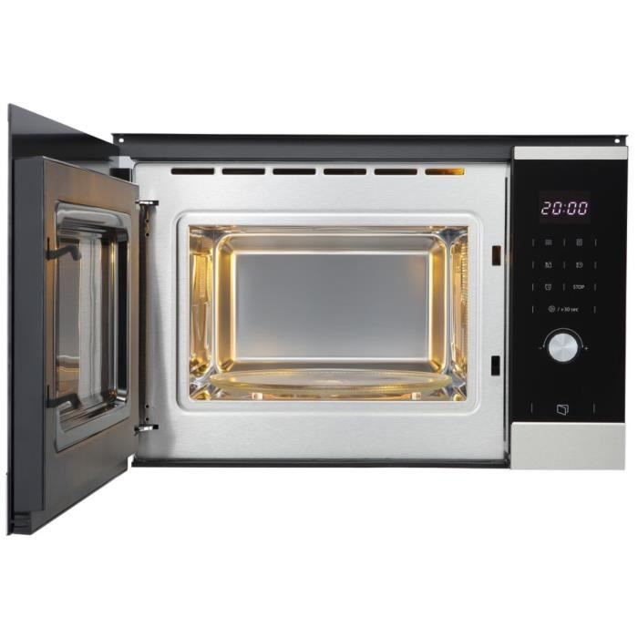 Built-in microwave - CONTINENTAL EDISON - CEMO25GINES - Black Stainless Steel L59.5 x H38.8 x D40.1 cm - 25L