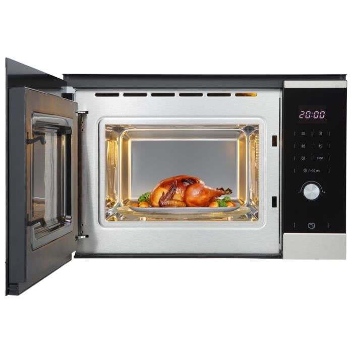 Built-in microwave - CONTINENTAL EDISON - CEMO25GINES - Black Stainless Steel L59.5 x H38.8 x D40.1 cm - 25L