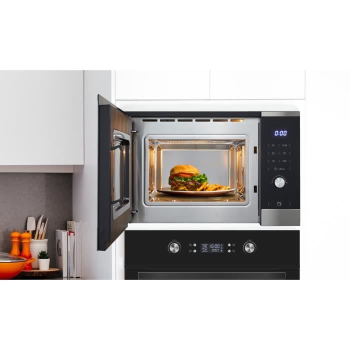 Continental built -in Grill Edison CEMO25GINE black stainless steel L59.5 x H38.8 x P40.1 cm 25L