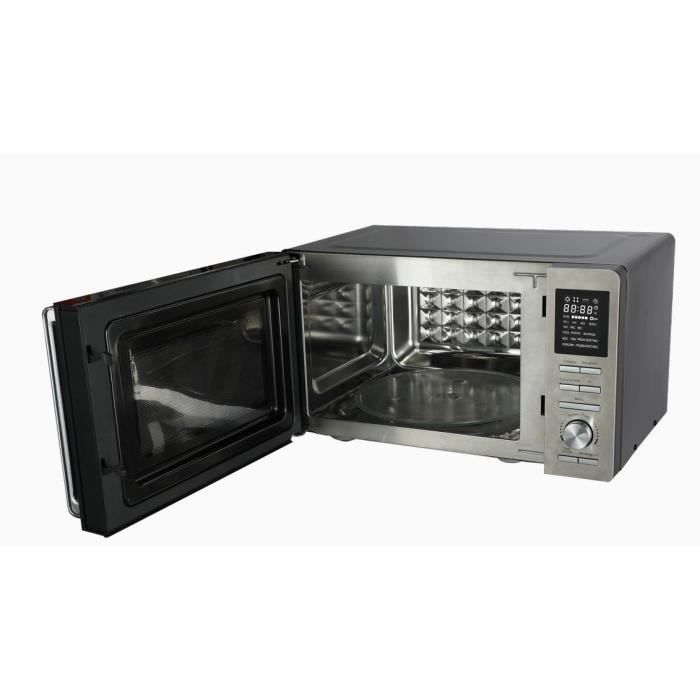 Combined microwave - Continental Edison - CEMO25SG13S3 - Silver - 25 L - Mirror door - 900 W - Grill 1000 W - Convection 1000 W