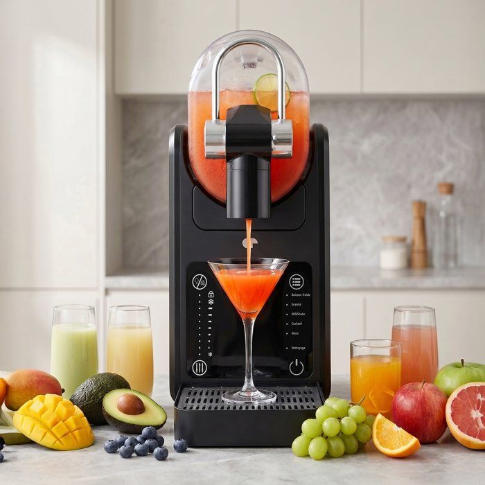 Machine a granité et a glace - CONTINENTAL EDISON - CESMBLK - 2 L - 5 programmes - Noir