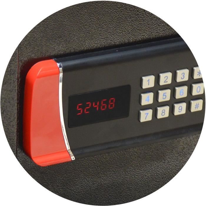 Electronic safe - Work Men Security - CFEH563744 - External dimensions 56 x 37 x 44.5 cm