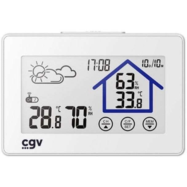 Wireless weather station - CGV - MY METEO-1BM - Touch control - Clock and calendar - Easy to use