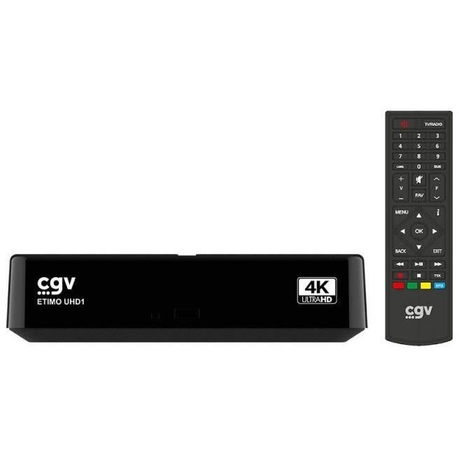 TNT receiver-recorder - CGV - ETIMO UHD1 - Ultra High Definition 4k - Dolby AC4 and HDR10 - Parental control