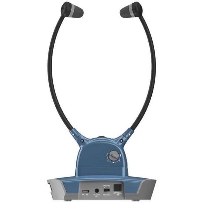 Wireless TV/HIFI headset - CGV - DOLFIN SAPHIR - Hearing aid - Integrated microphone - Optical jack