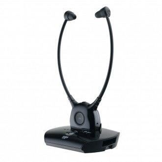 Wireless TV/HIFI headphones - CGV - DOLFIN ONYX DUO - Hearing aid - Integrated microphone - Lightweight