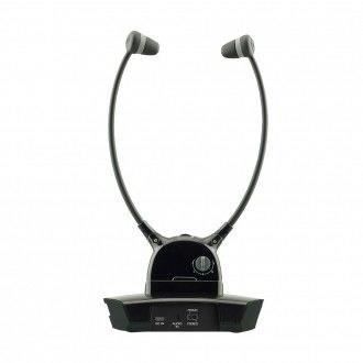 Wireless TV/HIFI headphones - CGV - DOLFIN ONYX DUO - Hearing aid - Integrated microphone - Lightweight