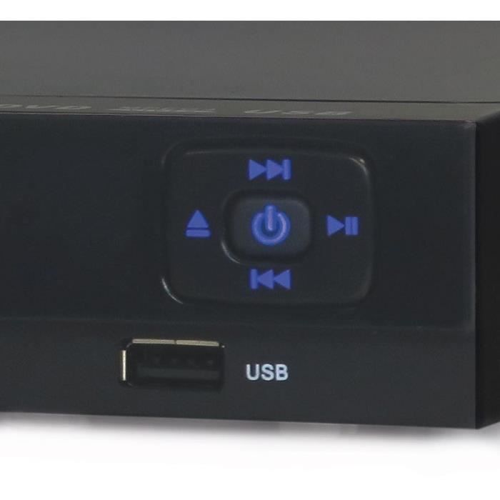 Living room DVD player - CGV - AX 204 - 1080P upscaling - Large button remote control - Multimedia playback