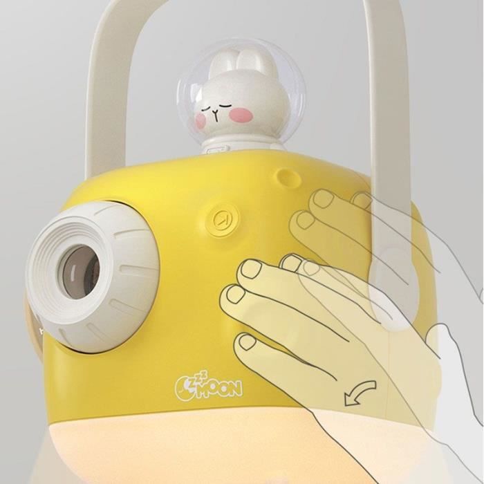 Story Projector - CGV - ZzzMoon 1.5 Yellow, Built-in Battery, No Blue Light, Night Light Mode