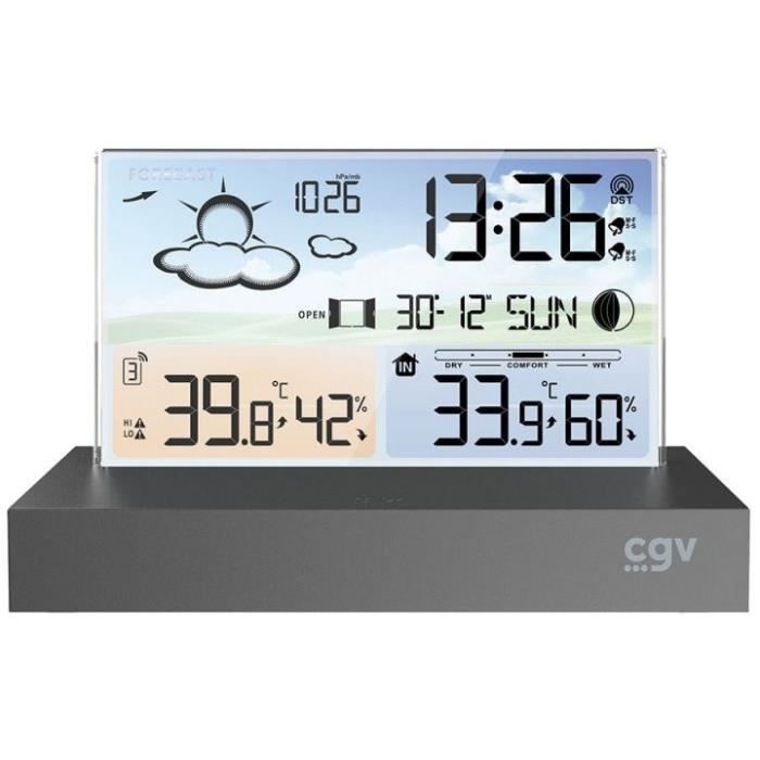 Weather station - CGV - 19004 - METEOFLEX - Wireless - flat screen