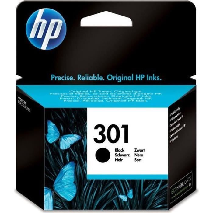 HP 301 Genuine Black Ink Cartridge for HP Envy 4505 and HP DeskJet 1050/1512/2548 / 3057A (CH561EE)