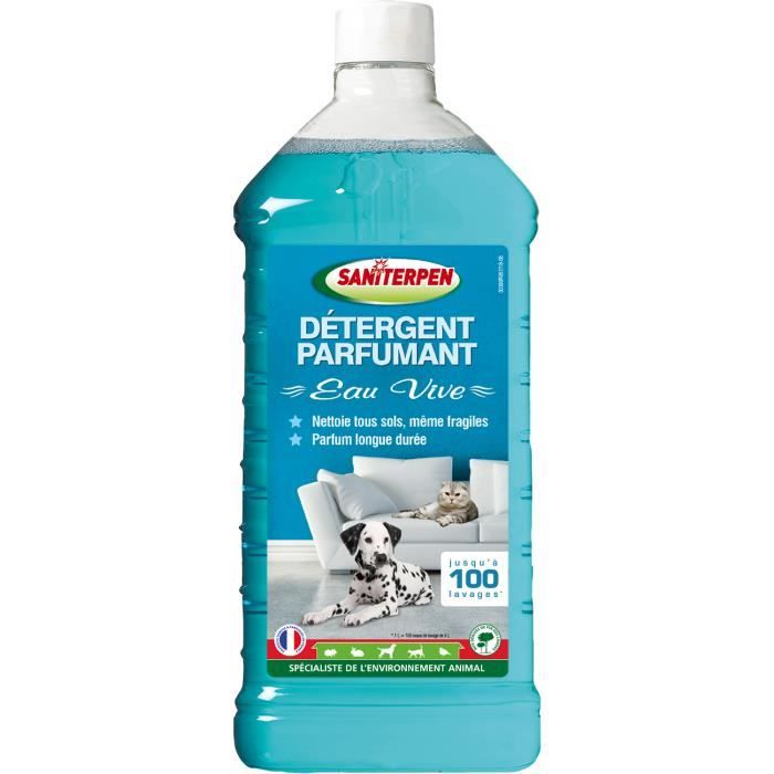 SANITERPEN Eau Vive fragrance cleansing disinfectant - For all types of floors - 1L