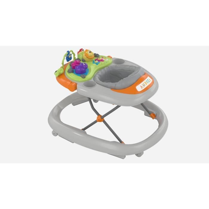 Walky Talky Grey Walker - Sounds and Lights - 4 wheels - 6 brakes - CHICCO