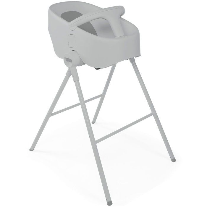 CHICCO Bubble Nest baby shower tub cool gray
