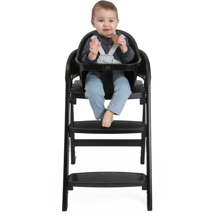 CHICCO Crescendo Lite evolving high chair - Cairo coal - Black - 8.25 Kg - Up to 99 years