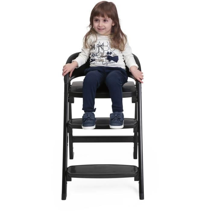 CHICCO Crescendo Lite evolving high chair - Cairo coal - Black - 8.25 Kg - Up to 99 years