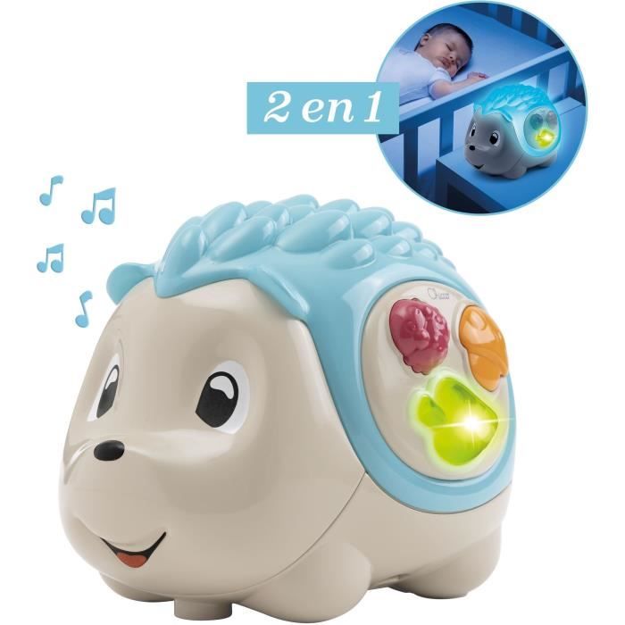 Sensory Hedgehog Activity Toy/Night Light - CHICCO - Day&Night - Blue - From Birth
