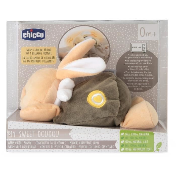 Rabbit heated plush toy - CHICCO - Beige - From birth