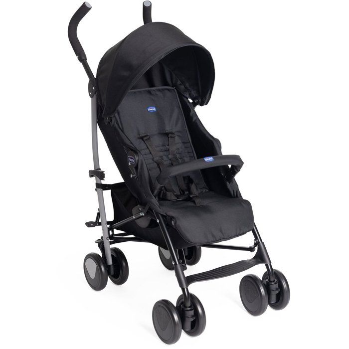 CHICCO - Poussette canne - Echo Lite - 4 roues - Ebony