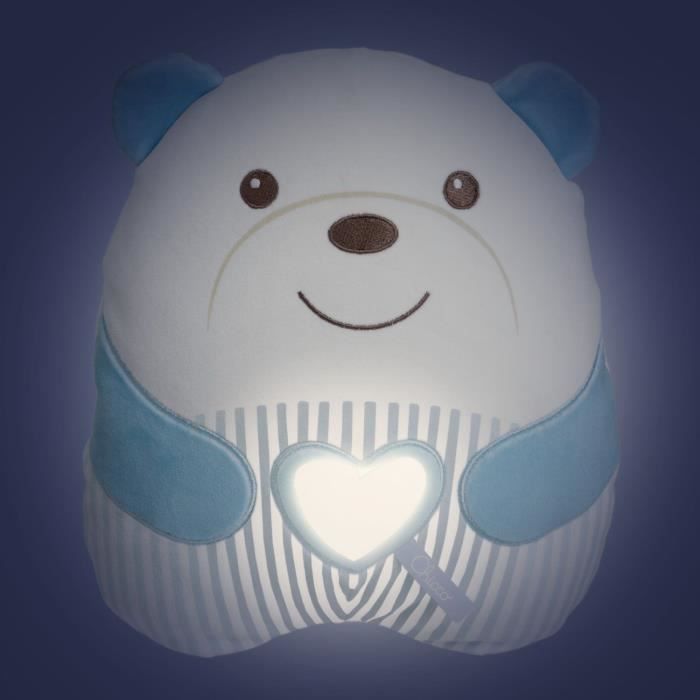 Soft Teddy Bear Plush - CHICCO - Blue - From birth