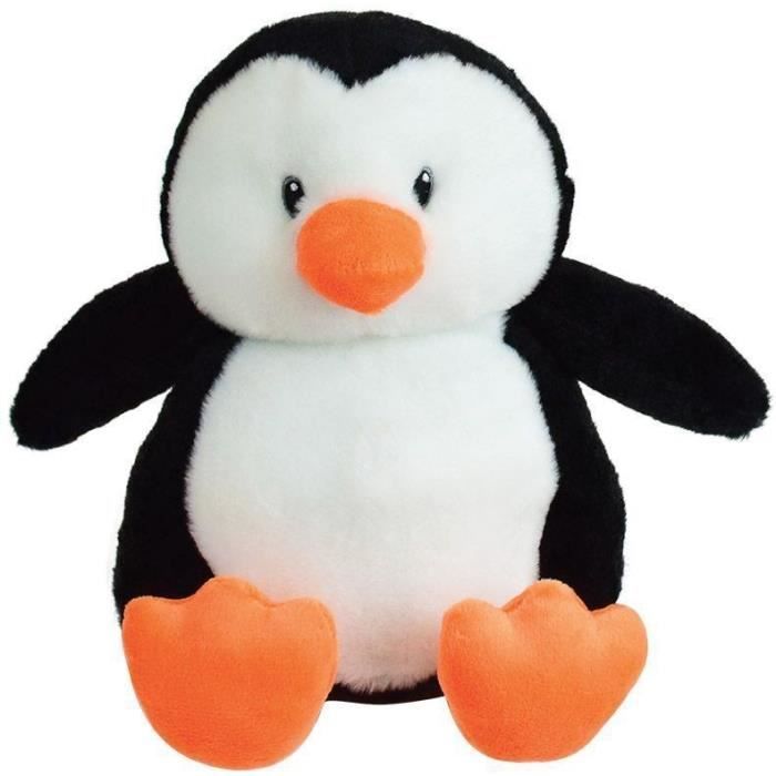 JEMINI Plush hot water bottle Penguin - To be heated in the microwave micro clay beads +/- 19 cm