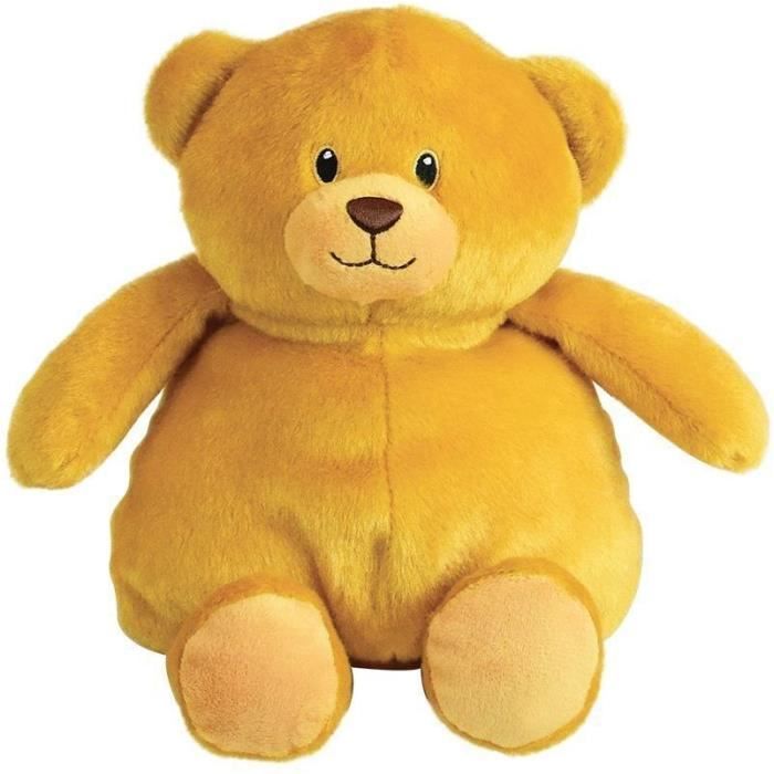 JEMINI Teddy bear hot water bottle - To be heated in the microwave micro clay beads +/- 19 cm