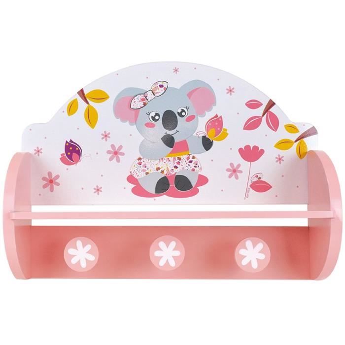 FUN HOUSE Mimi Cally Koala 713337 COAT RACK SHELF Dimensions: ± H. 33 x W. 46 x D. 15 cm for children