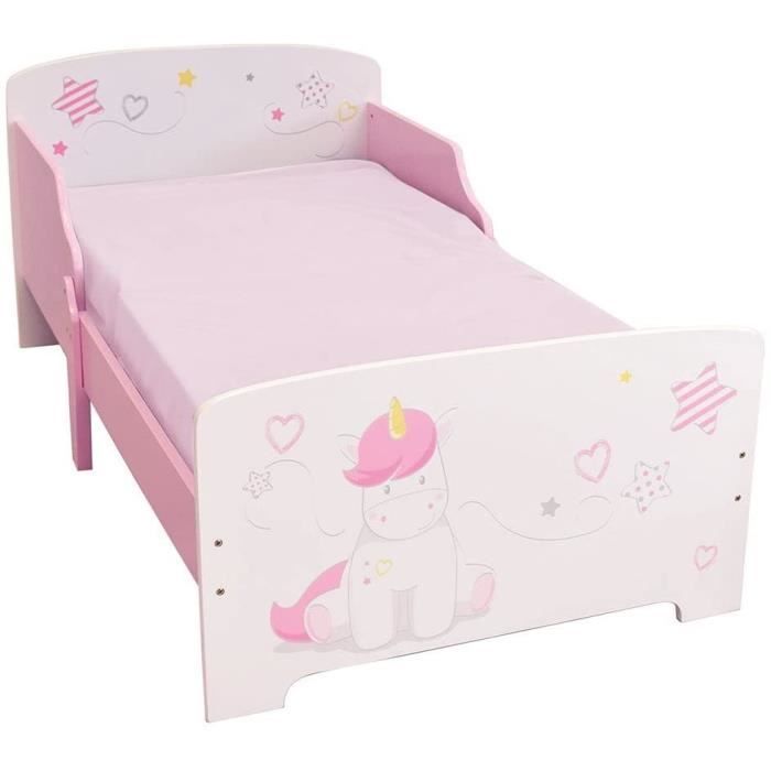 Fun House Unicorn bed 140x70 cm with slats for child