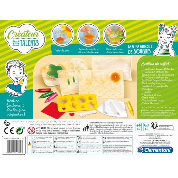 CLEMENTONI Talent maker - My Candle Factory - Creative hobbies