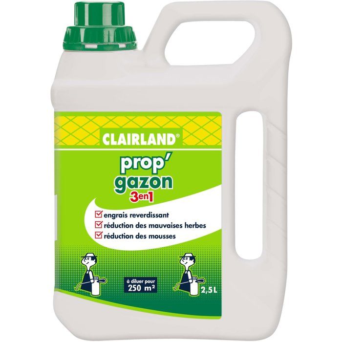 Prop'Gazon 3 in 1 Liquid Lawn Fertilizer - Clairland - Concentrate 2.5 L