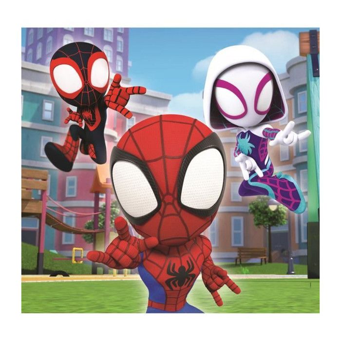 CLEMENTONI - 3x48 pieces - Spidey and his extraordinary friends