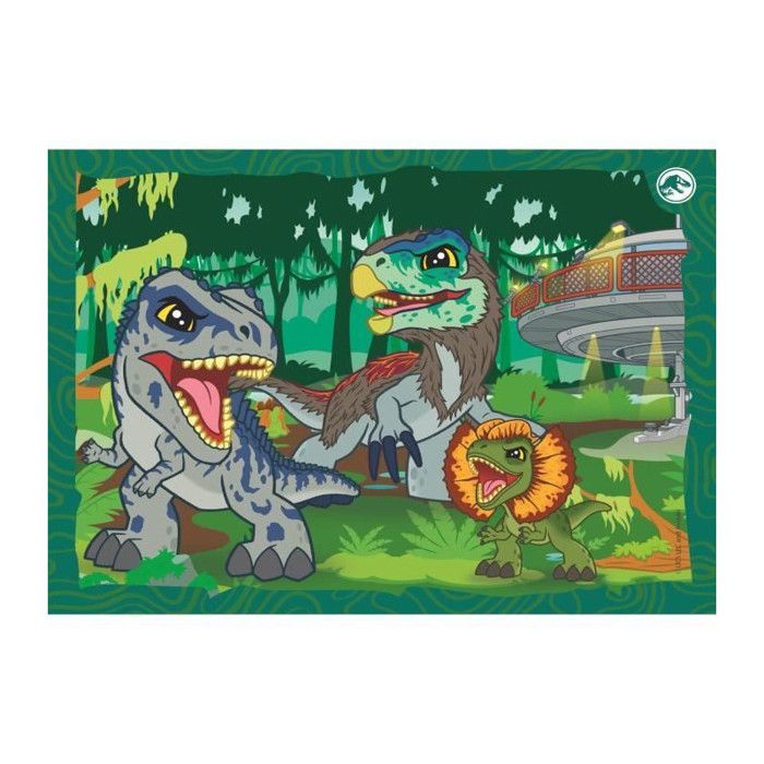 CLEMENTONI 4 in 1 Jurassic World Puzzle
