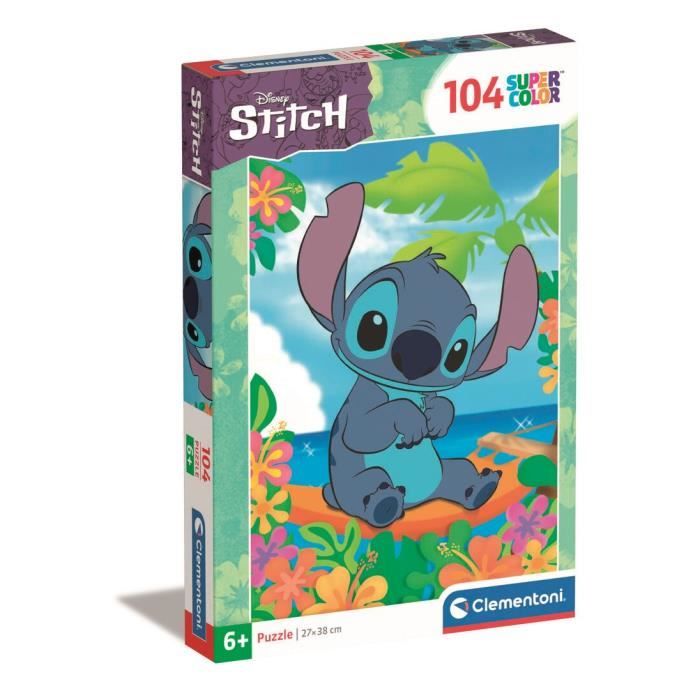 Puzzle - CLEMENTONI - Stitch - 104 pieces - Cartoons and comics - Children