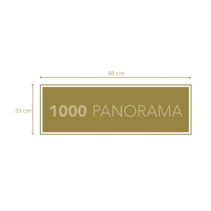 CLEMENTONI - Compact 1000 pieces Panorama - Marvel, The Avengers