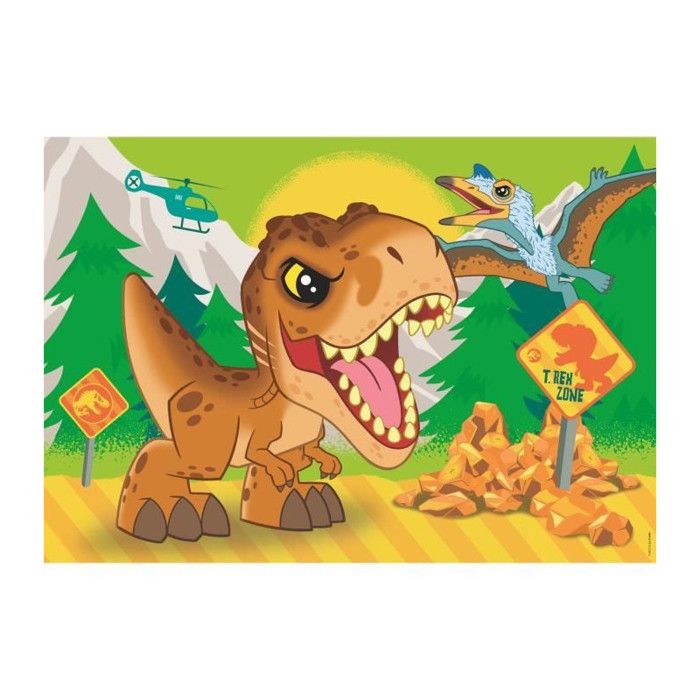 CLEMENTONI - 2x20 pieces - Jurassic World